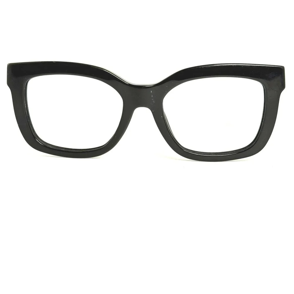 Tory Burch TY 7089 1445/11 Black White Square Logo Sunglasses 53-20-135
